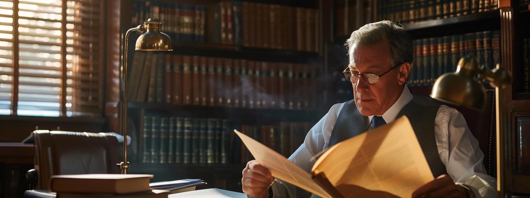 a dynamic office setting showcases an attorney engaged in a focused conversation with a client, surrounded by tokens of professionalism such as legal books and documents, conveying a strong sense of trust and collaboration. a dynamic office setting showcases an attorney engaged in a focused conversation with a client, surrounded by tokens of professionalism such as legal books and documents, conveying a strong sense of trust and collaboration.