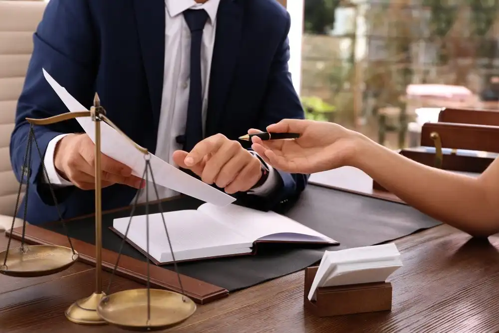 lawyer over documents